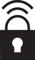 Lock security icon symbol vector image. Illustration of the key secure access system vector design. EPS 10