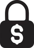 Lock security icon symbol vector image. Illustration of the key secure access system vector design. EPS 10