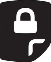 Lock security icon symbol vector image. Illustration of the key secure access system vector design. EPS 10