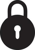 Lock security icon symbol vector image. Illustration of the key secure access system vector design. EPS 10