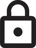 Lock security icon symbol vector image. Illustration of the key secure access system vector design. EPS 10