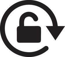 Lock security icon symbol vector image. Illustration of the key secure access system vector design. EPS 10
