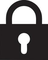 Lock security icon symbol vector image. Illustration of the key secure access system vector design. EPS 10
