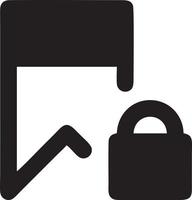 Lock security icon symbol vector image. Illustration of the key secure access system vector design. EPS 10