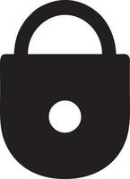 Lock security icon symbol vector image. Illustration of the key secure access system vector design. EPS 10