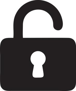 Lock security icon symbol vector image. Illustration of the key secure access system vector design. EPS 10