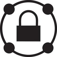 Lock security icon symbol vector image. Illustration of the key secure access system vector design. EPS 10