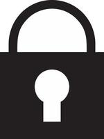 Lock security icon symbol vector image. Illustration of the key secure access system vector design. EPS 10