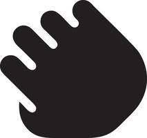 Hand icon symbol vector image. Illustration of the isolated finger hand touch human design. EPS 10