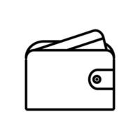 wallet icon design vector