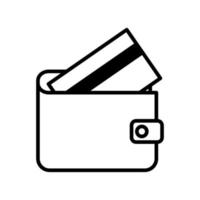 wallet icon design vector