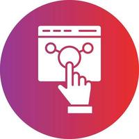 Vector Design Interact Icon Style