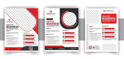 Modern Creative business flyer Bundle design template vector