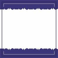 Frame or border. Blue and white background color with stripe line and circles, triangles and squares shapes. vector