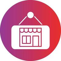 Vector Design Store Sign Icon Style