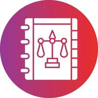 Vector Design Law Book Icon Style