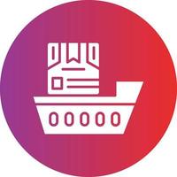 vector diseño Envío barco icono estilo