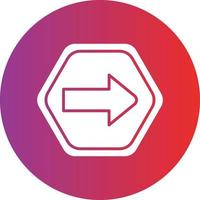 Vector Design One Way Icon Style