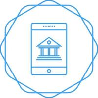 Mobile Banking Vector Icon