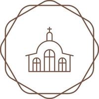 icono de vector de iglesia