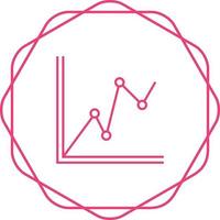 Statistical Graph Vector Icon