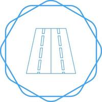 Two Way Road Vector Icon