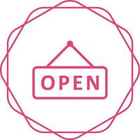 Open Vector Icon