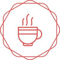 icono de vector de taza de té