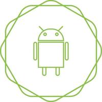 icono de vector de logotipo android