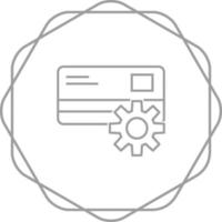 Payment Setting Vector Icon