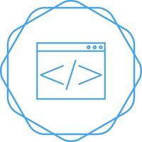 icono de vector de codificación html