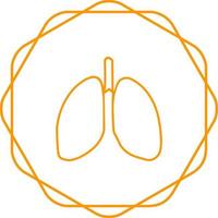 Lungs Vector Icon