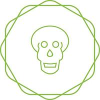 Skull X ray Vector Icon