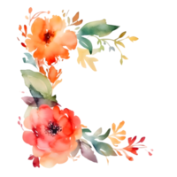 pastel floral fronteira com rosas, peônias e eucalipto folhas. perfeito para bebê chuveiro convites. png transparente fundo