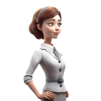 Chic and Adorable Business Women Stylish and Playful Characters for Marketing and Advertising PNG Transparent Background