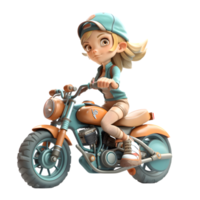 Charming and Determined Biker Women Inspirational and Motivational Models for Fitness Industry PNG Transparent Background