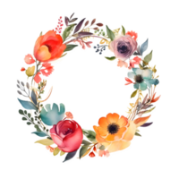 feminin Blumen- Einladung mit zart lila und Rosa blüht png transparent Hintergrund