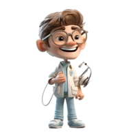 Creative 3D Dentist with Braces Great for Orthodontics or Teeth Alignment Concepts PNG Transparent Background