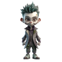 Creative 3D Joker Boy Great For Art or Creativity Inspired Projects PNG Transparent Background