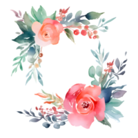 rustiek bloemen uitnodiging met aards tonen en natuurlijk texturen PNG transparant achtergrond