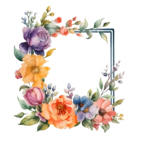 feminin Blumen- Einladung mit zart lila und Rosa blüht png transparent Hintergrund