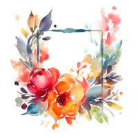 Jahrgang botanisch Design mit zart Rosa Rosen und Grün png transparent Hintergrund