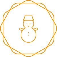 Snowman Vector Icon