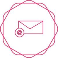 icono de vector de correo