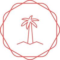 Coconut Tree Vector Icon