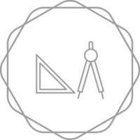 icono de vector de herramientas de geometría