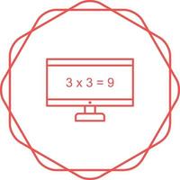 Math in Computer Vector Icon