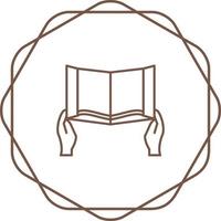 Reading Holy Book Vector Icon