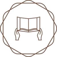 Reading Holy Book Vector Icon