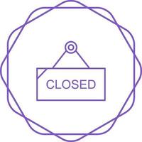 Closed Tag Vector Icon